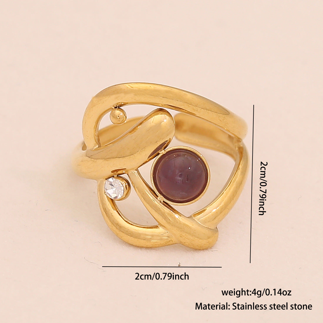 Adjustable Boho Grounding Ring