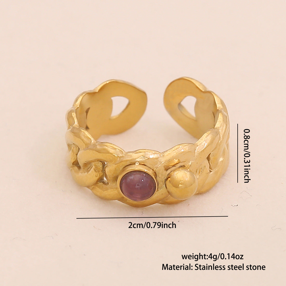 Adjustable Boho Grounding Ring