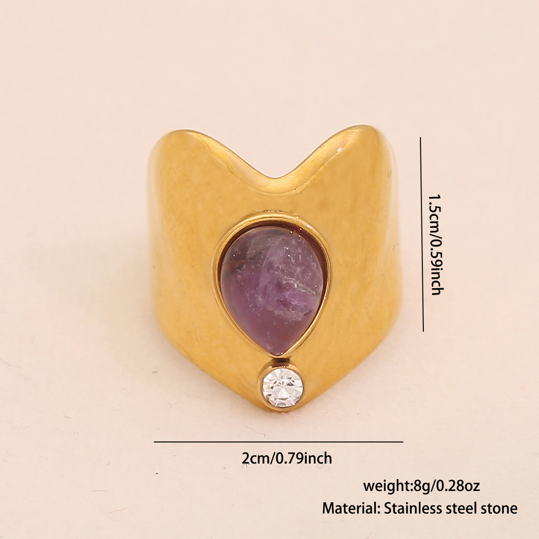 Adjustable Boho Grounding Ring