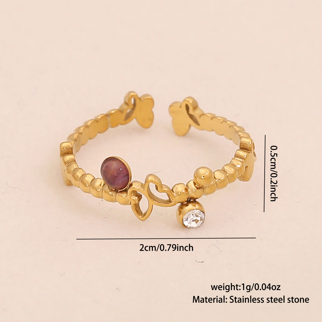 Adjustable Boho Grounding Ring