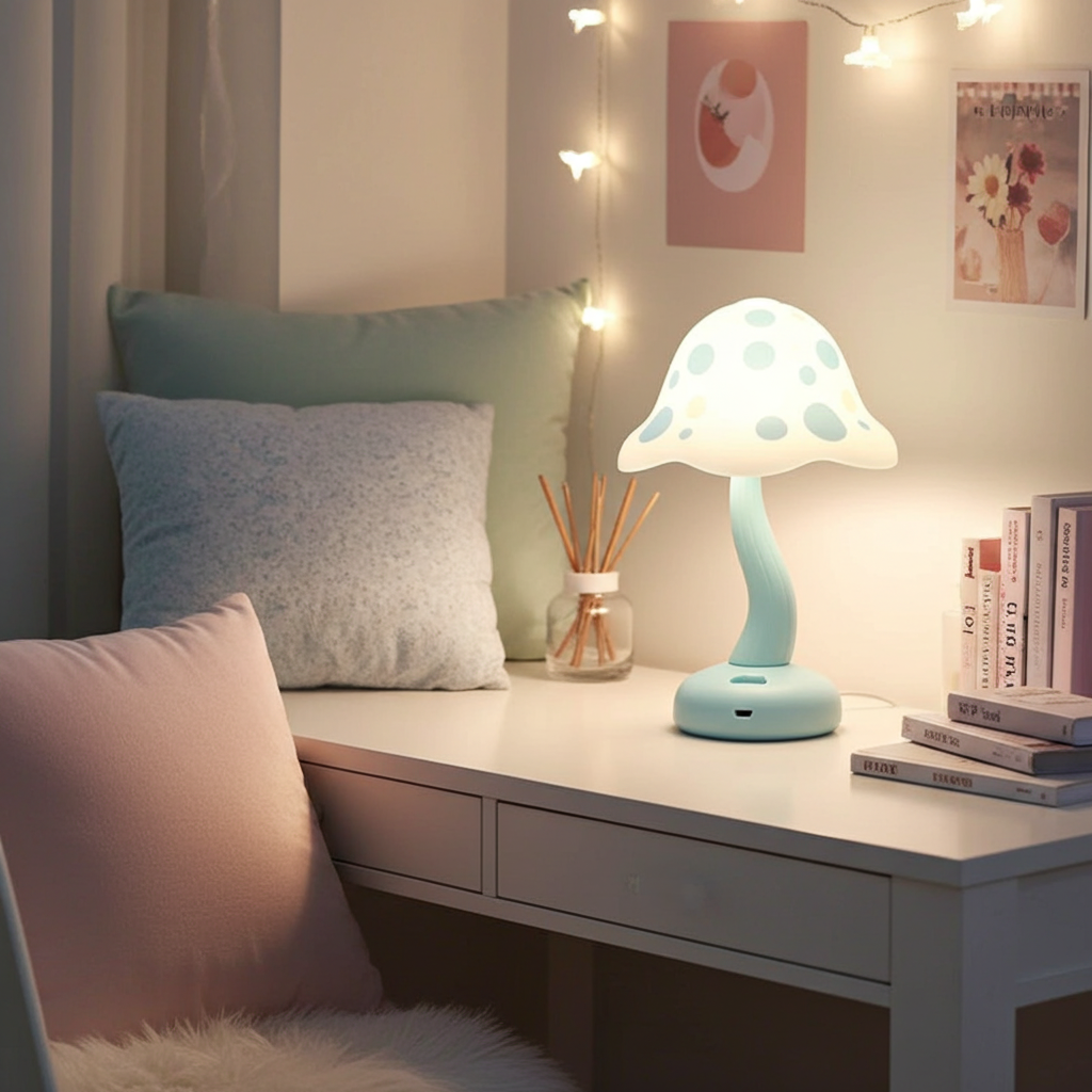 Soft Glow Mushroom Lamp